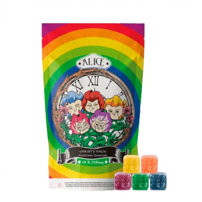 Alice Psilocybin Mushroom Gummy – Variety Pack (2500mg)